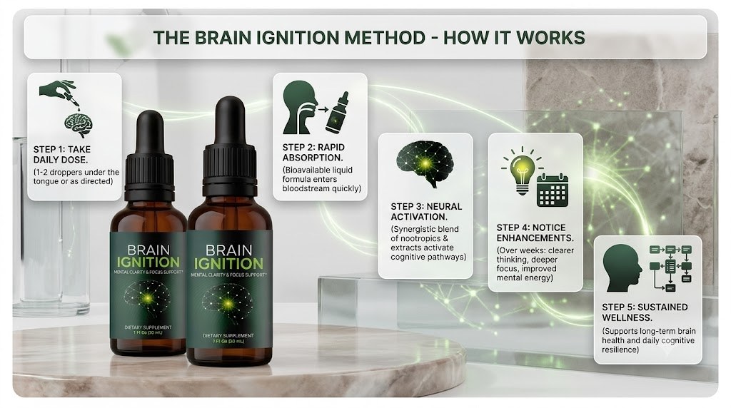 The Brain Ignition method: how it works, daily dropper routine